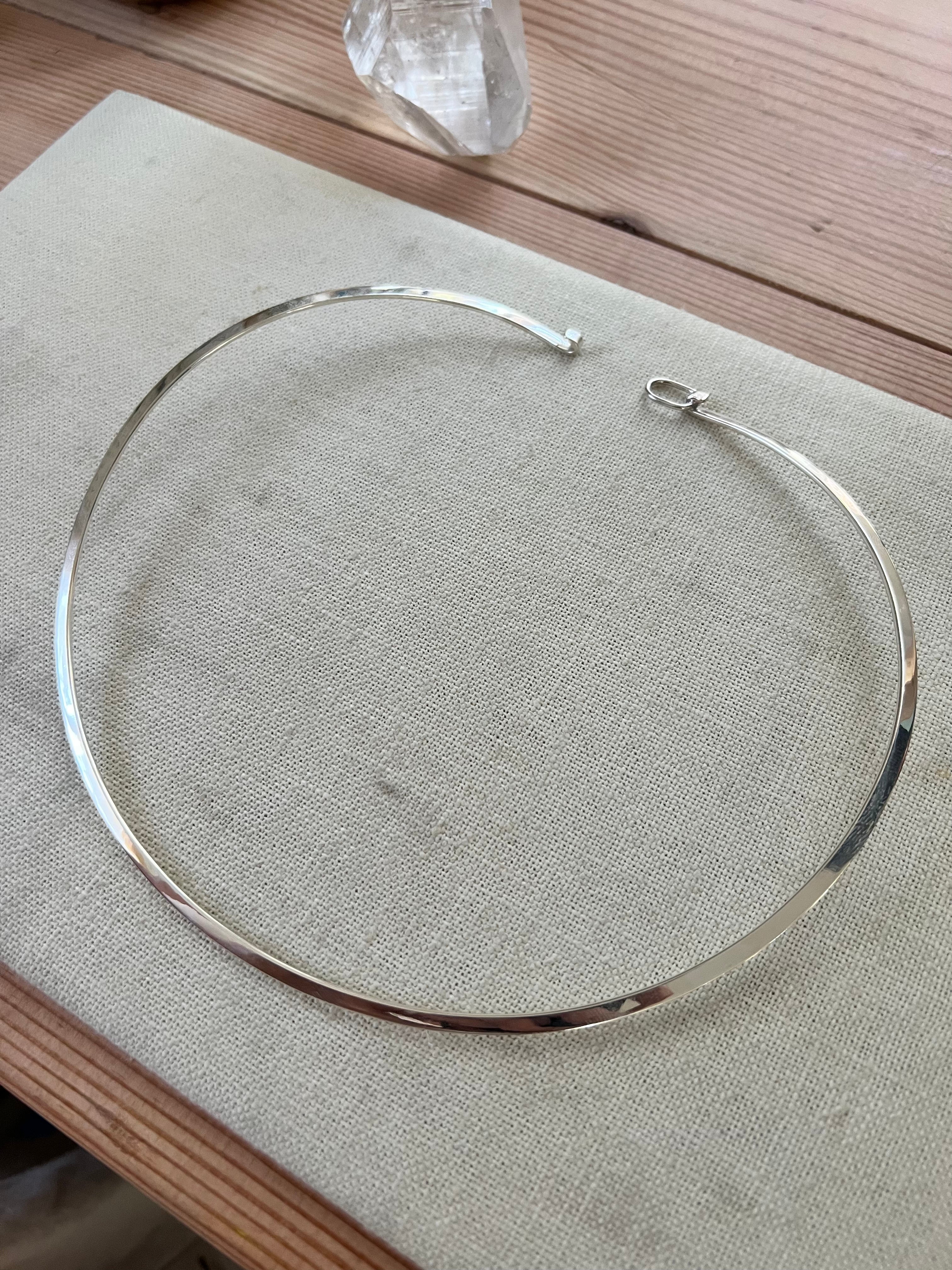 Sterling Silver Neck Ring